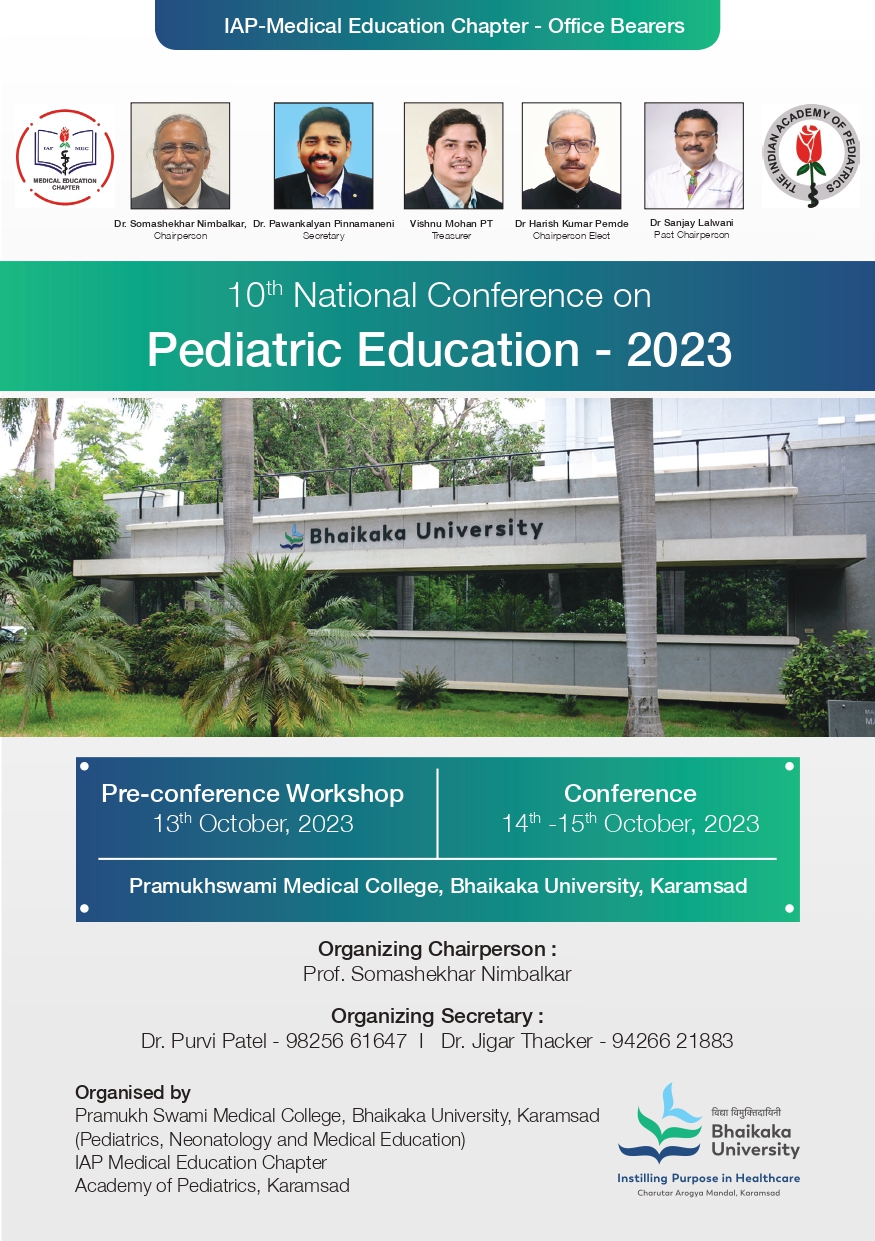 IAPMEC MEDICAL EDUCATION CHAPTER OF THE INDIAN ACADEMY OF PEDIATRICS